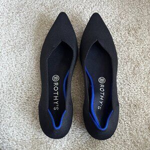 Rothy's - The Point - Women's 9 with insoles - Black